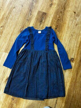 Hanna Andersson size 8 sparkle tulle dress with liner